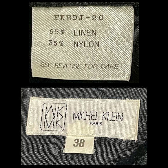 ▪️MICHEL KLEIN▪️Sleeveless Linen Fit & Flare LBD - Picture 4 of 5